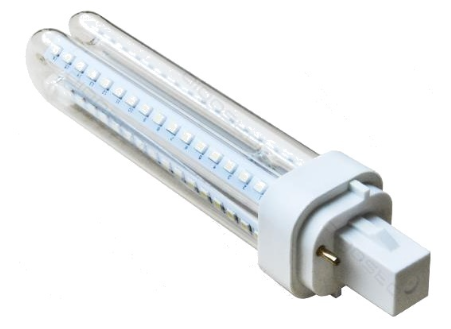 Lampada LED PLC G24 2U 220V 11W 6000K 360º 1070Lm