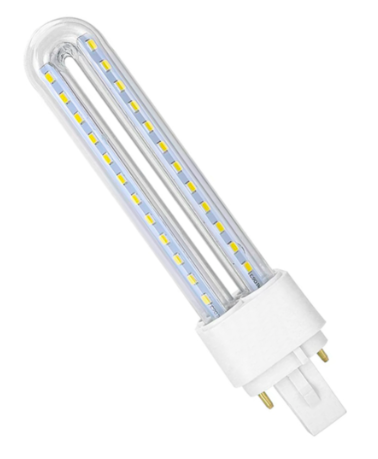 Lâmpada LED PLC G24 2U 220V 12W 6400K 1180Lm