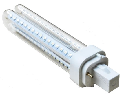 Lâmpada LED PLC G24 2U 220V 12W 6400K 1180Lm