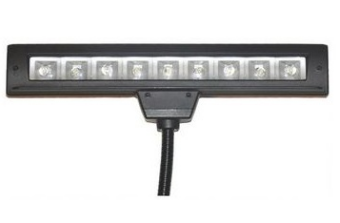 Lanterna 9x LEDs t/ Pinça - POWER ACOUSTICS