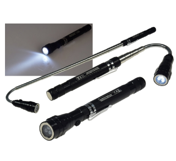 Lanterna Extensível Mágnética Flexível 3 LEDs