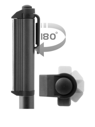 Lanterna Gambiarra LED COB 3W 200Lm Compacta Rotativa 180º de Alumínio c/ Íman - everActive