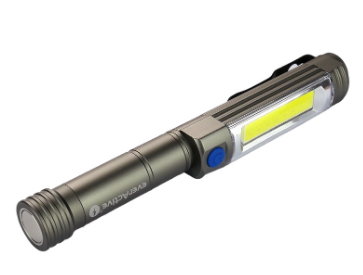Lanterna Gambiarra de Oficina LED COB 5W 400Lm c/ Íman (3x AA/R6) - everActive
