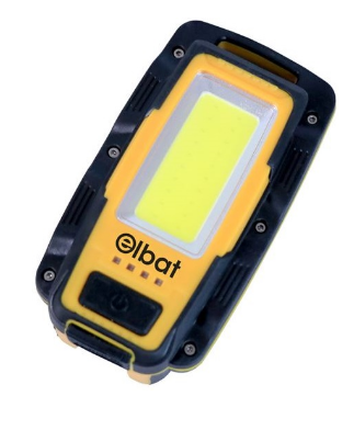 Lanterna LED Recarregável COB 8W 600LM c/ Gancho + Íman - ELBAT