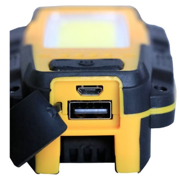 Lanterna LED Recarregável COB 8W 600LM c/ Gancho + Íman - ELBAT