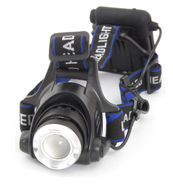 Lanterna de Cabeça 1 SUPER LED T6 5W 600Lm ZOOM - ESPERANZA