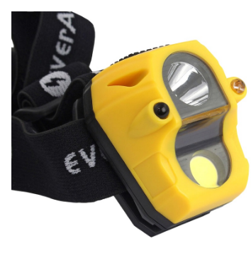 Lanterna de Cabeça c/ LED CREE XP-E2 3W + LED COB 3W c/ Sensor de Proximidade - everActive