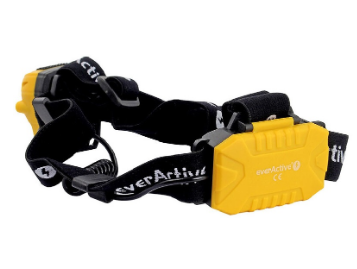 Lanterna de Cabeça c/ LED CREE XP-E2 3W + LED COB 3W c/ Sensor de Proximidade - everActive