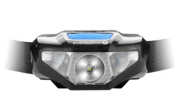 Lanterna de Cabeça com LED 3W 120Lm Regulável (1xAA) IPX4 - everActive