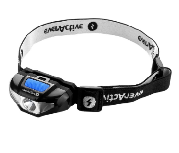 Lanterna de Cabeça com LED 3W 120Lm Regulável (1xAA) IPX4 - everActive