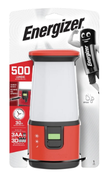Lanterna de Campismo 360° USB 500 Lumens (Vermelho) - ENERGIZER