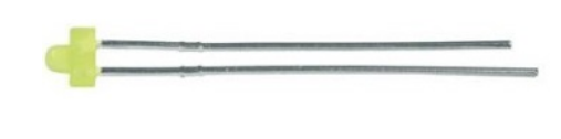 Led Amarelo 1,8mm (55º / 2.5-5mcd / 589nm)