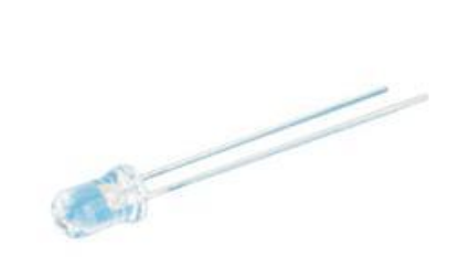 Led Transparente 3mm - Luz Vermelha