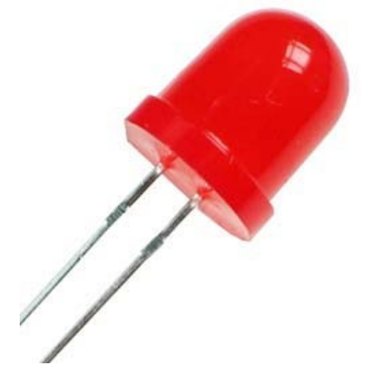 Led Vermelho 8mm (40-150mcd; 60°)