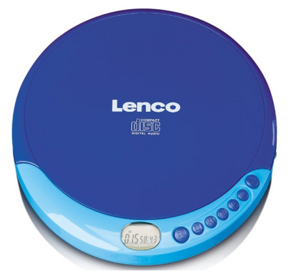 Leitor de CD-R/RW Portátil CD 011 (Azul) - LENCO