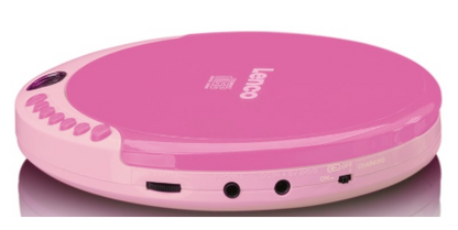 Leitor de CD-R/RW Portátil CD 011 (Rosa) - LENCO