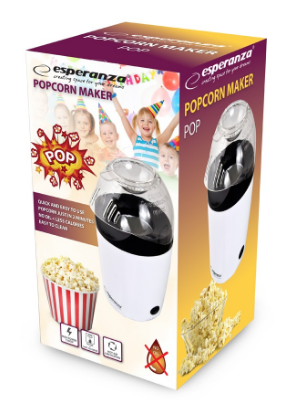 Máquina Fábrica de Pipocas (Pipoqueira) 1200W - ESPERANZA