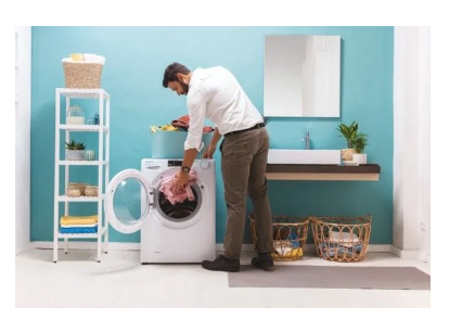 Máquina Lavar e Secar Roupa 6/9Kg 1400RPM Smart PRO Wi-Fi + Bluetooth (Branco) - CANDY