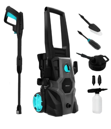Máquina de Lavar Alta Pressão Hidrolimpiadora HydroBoost 1600 Car&Garden - CECOTEC