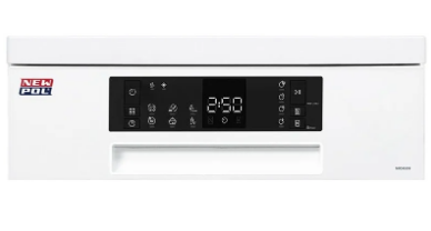 Máquina de Lavar Loiça NWD456X 10 Conjuntos (Branco) - NEW POL