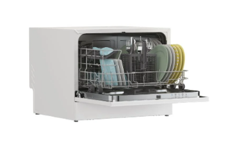 Máquina de Lavar Loiça RapidÓ Compacta CP 6E51LW 6 Conjuntos (Branco) - CANDY
