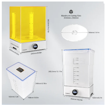 Máquina de Lavar e Curar Mercury XS Bundle - ELEGOO