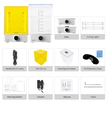 Máquina de Lavar e Curar Mercury XS Bundle - ELEGOO