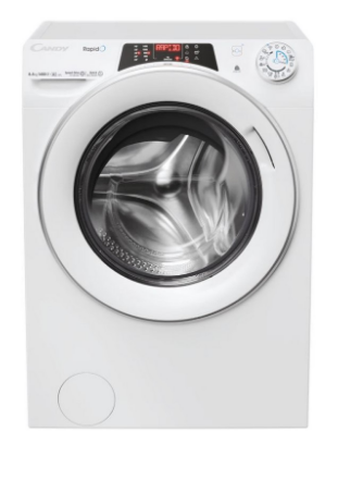 Máquina de Lavar e Secar Roupa RapidÓ 8Kg 1400 RPM (Branco) - CANDY