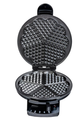 Máquina de Waffles 1200W (Preto) - RAVANSON