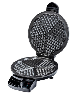 Máquina de Waffles 1200W (Preto) - RAVANSON
