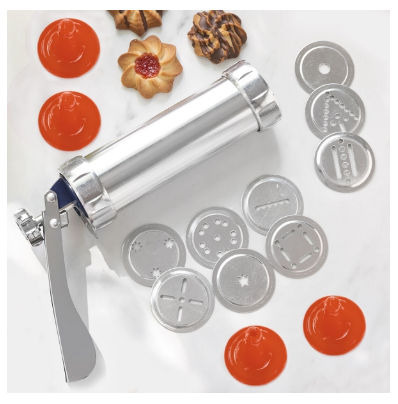 Máquina p/ Fazer Bolachas e Saco Pasteleiro "2-EM-1" Prekies - INNOVAGOODS