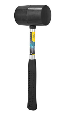 Martelo de Borracha EDL5616 (Preto) - DELI