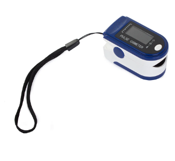 Medidor de Saturação de Oxigénio e Monitor de Frequência Cardíaca de Dedo (Oxímetro)