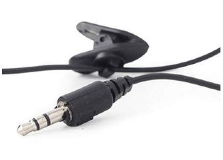 Microfone Clip-On MIC-C-01 (Preto) - GEMBIRD