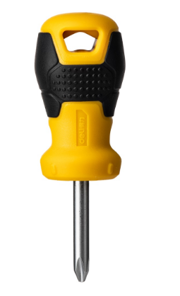 Mini Chave Cruz 2x38mm (Amarelo) - DELI