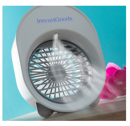 Mini Climatizador Humidificador por Ultrassons c/ LED Koolizer - INNOVAGOODS