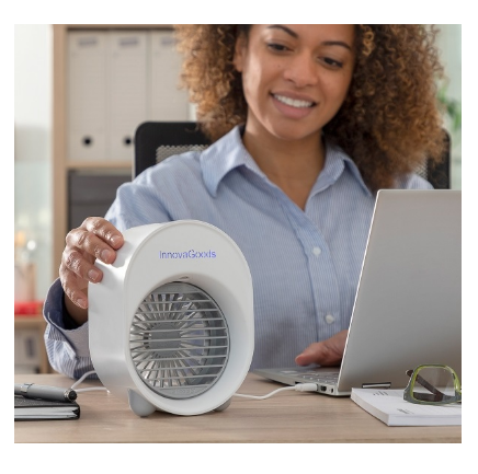 Mini Climatizador Humidificador por Ultrassons c/ LED Koolizer - INNOVAGOODS