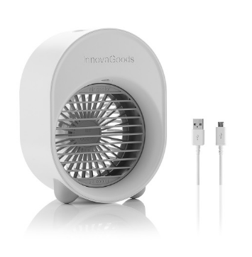 Mini Climatizador Humidificador por Ultrassons c/ LED Koolizer - INNOVAGOODS