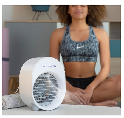 Mini Climatizador Humidificador por Ultrassons c/ LED Koolizer - INNOVAGOODS