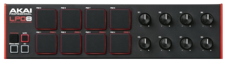 Mini Controlador LPD 8 MKII MIDI USB - AKAI