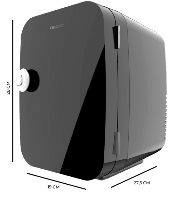 Mini Frigorífico Bolero 4L Río (Preto) - CECOTEC