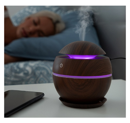 Mini Humidificador Difusor de Aromas Dark Walnut - INNOVAGOODS