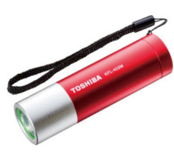 Mini Lanterna Alumínio KFL-404M (Vermelho) - TOSHIBA