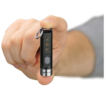 Mini Lanterna LED Porta-Chaves 350Lm (Multi-Modo) Recarregável 300mAh USB-C (IPX4) - everActive