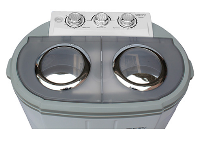 Mini Máquina de Lavar Roupa CR 8052 3Kg (Cinzento/Branco) - CAMRY