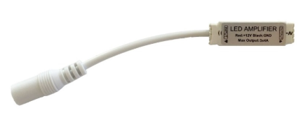 Mini Repetidor/Amplificador p/ Fita de LEDs RGB 12V
