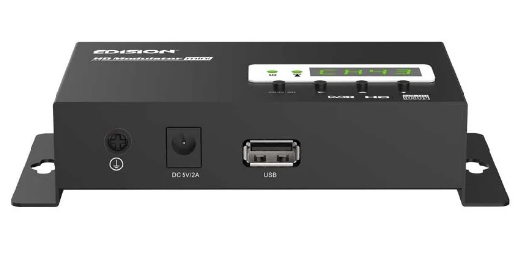 Modulador Digital HDMI "FULL HD" 1080p c/ Display para DVB-T/MPEG4 Mini - EDISION