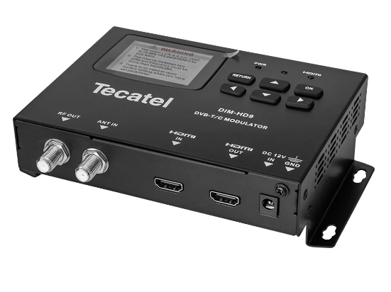Modulador Digital HD MOD-DIMHD9 c/ Display para DVB-T - TECATEL