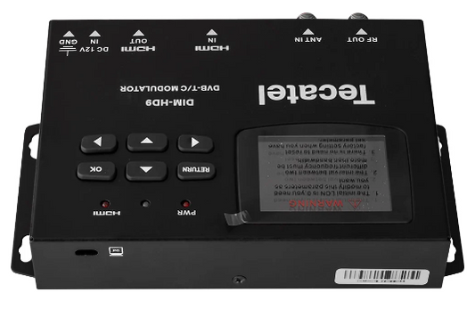 Modulador Digital HD MOD-DIMHD9 c/ Display para DVB-T - TECATEL