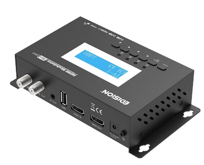 Modulador HDMI "3-EM-1" Pro p/ DVB-T/DVB-C/ISDB-T c/ Loop-through HDMI e IR Tx - EDISION